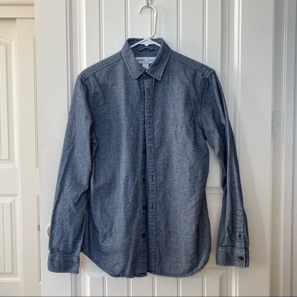 blue button down - Picture 1 of 2